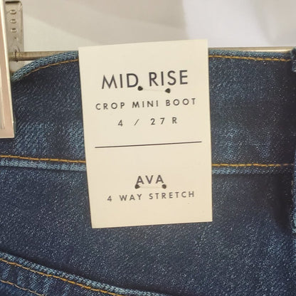 Mid Rise Ava Mini Boot 4-Way Stretch Jean,
