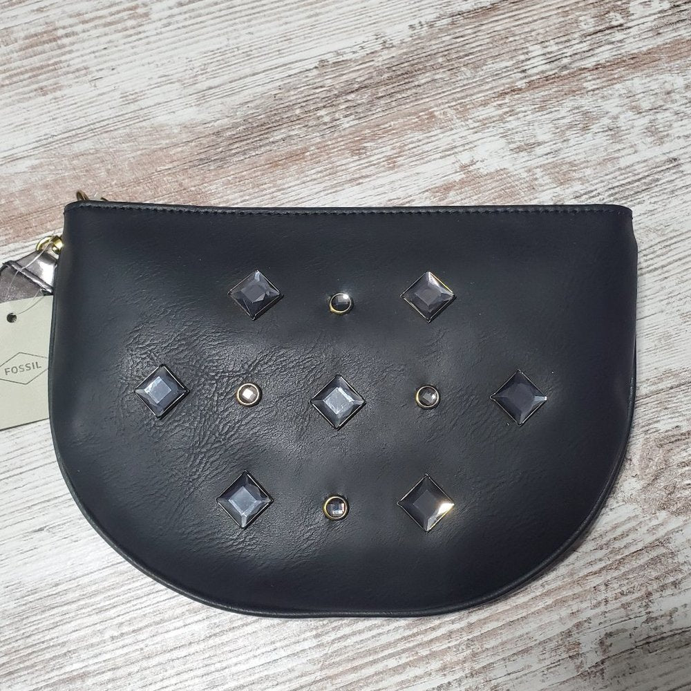 Fossil Maisie Clutch,Black