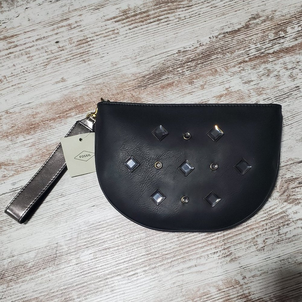 Fossil Maisie Clutch,Black