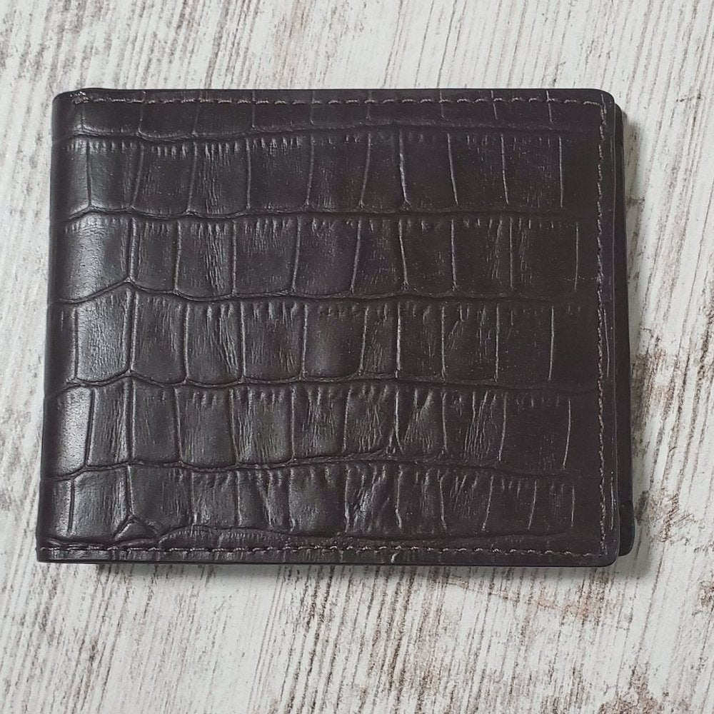 Men's Trenten Traveler RFID Wallet,Dark Brown