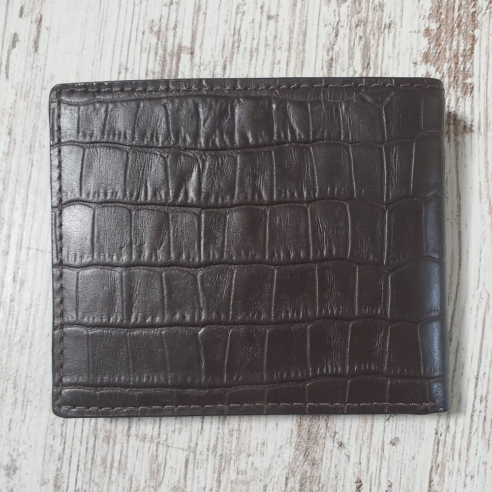 Men's Trenten Traveler RFID Wallet,Dark Brown