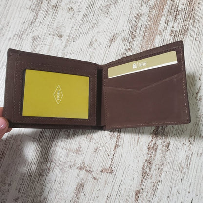 Men's Trenten Traveler RFID Wallet,Dark Brown