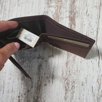 Men's Trenten Traveler RFID Wallet,Dark Brown