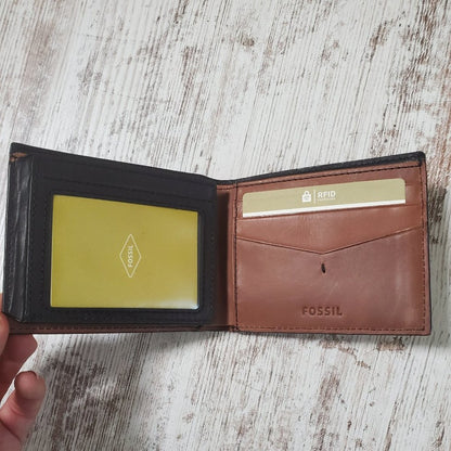 Men's Taren Traveler Wallet,Brown/Black