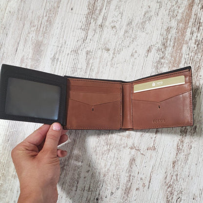 Men's Taren Traveler Wallet,Brown/Black