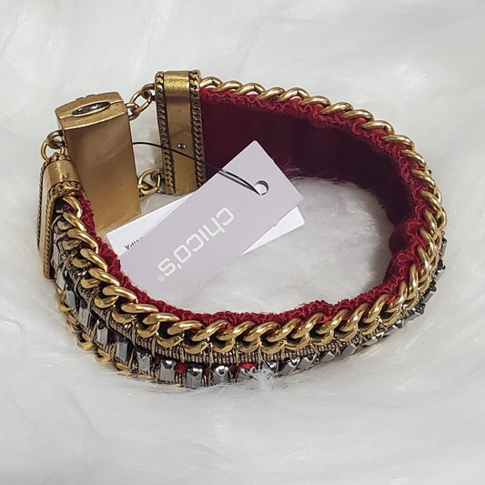 GOLDTONE RED Bracelet