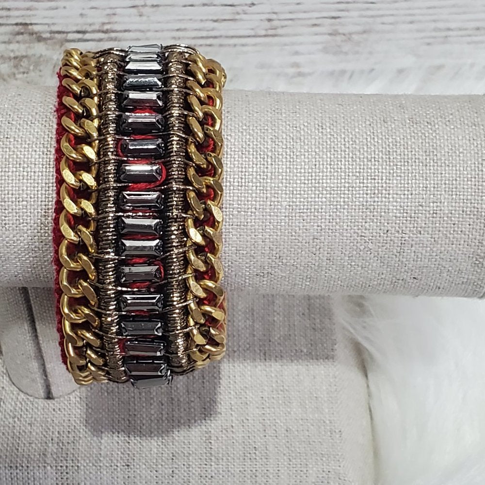 GOLDTONE RED Bracelet