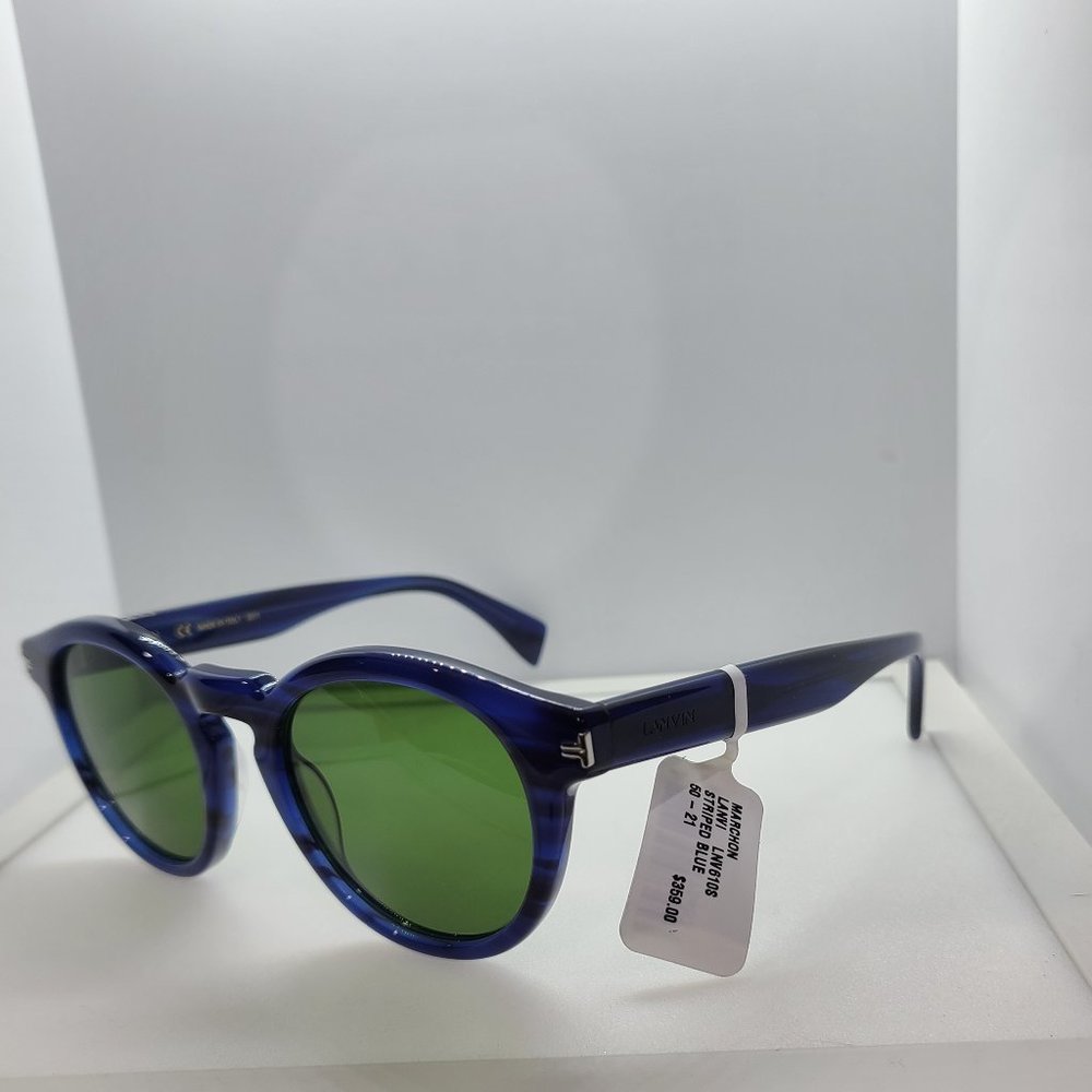 Lanvin Women's Striped Blue LNV610S Sunglasses