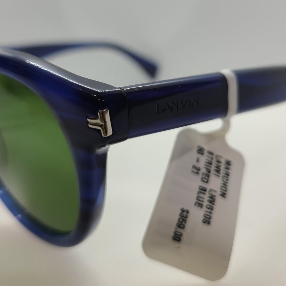 Lanvin Women's Striped Blue LNV610S Sunglasses