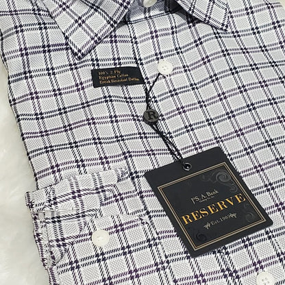 Reserve Collection Tailored Fit Button-Down Collar Plaid Sportshirt  Big & Tall