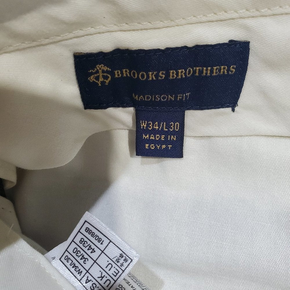 Madison Fit Wool Trousers, W34/L30