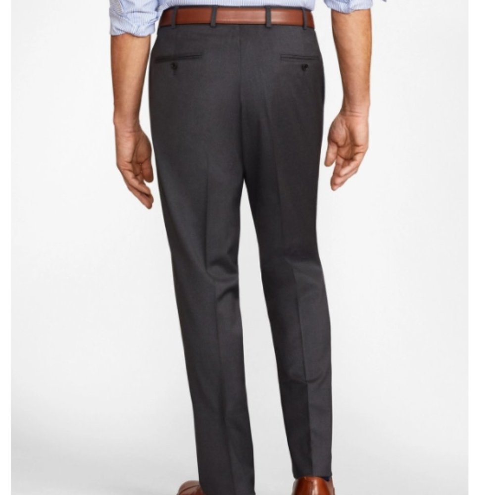 Madison Fit Wool Trousers, W34/L30