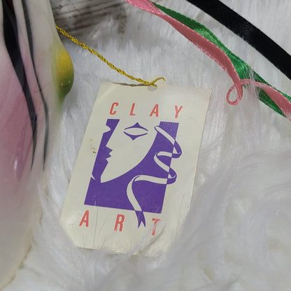 Clay Art About Face Lady Face Flamingo Vintage Mask