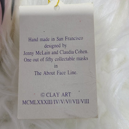 Clay Art About Face Lady Face Flamingo Vintage Mask