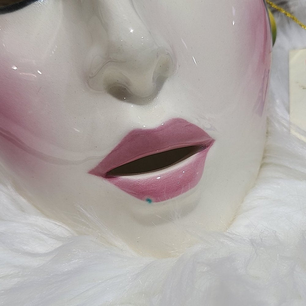 Clay Art About Face Lady Face Flamingo Vintage Mask