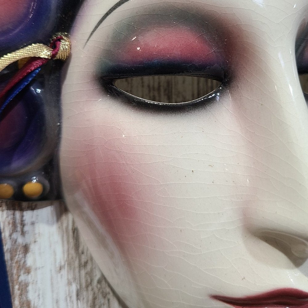 Clay Art 1989 Vintage Lady Face Mask