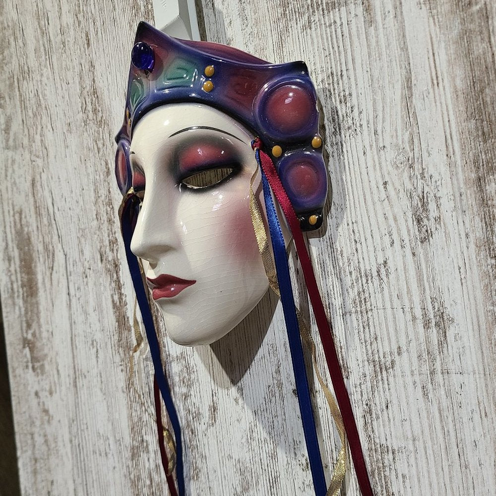 Clay Art 1989 Vintage Lady Face Mask