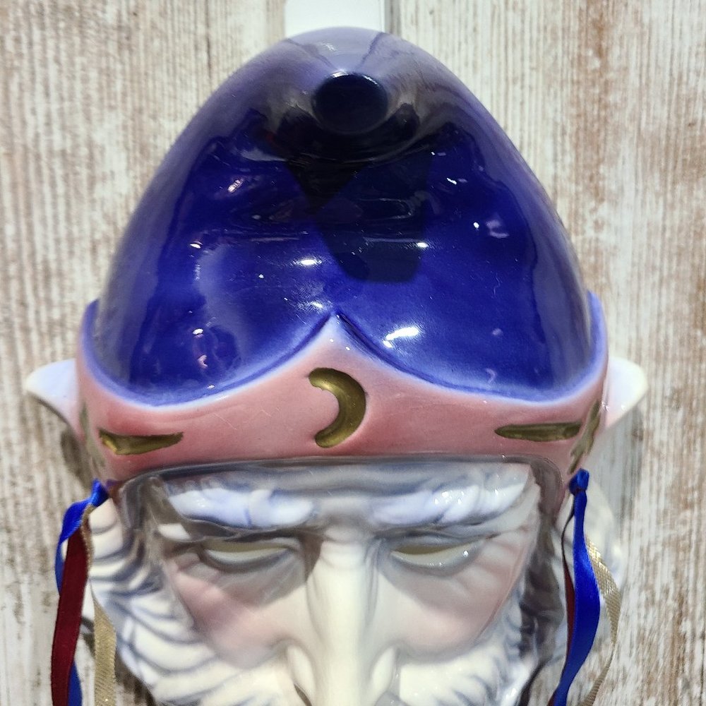 Clay Art SF-USA 1990-1 Magical Wizard Sorcerer Figurine Wall Art Hanging Mask