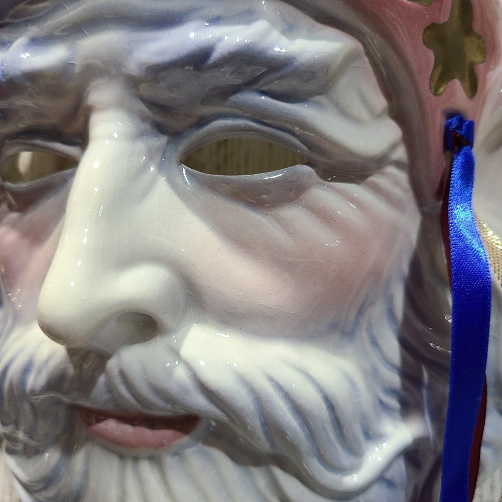 Clay Art SF-USA 1990-1 Magical Wizard Sorcerer Figurine Wall Art Hanging Mask