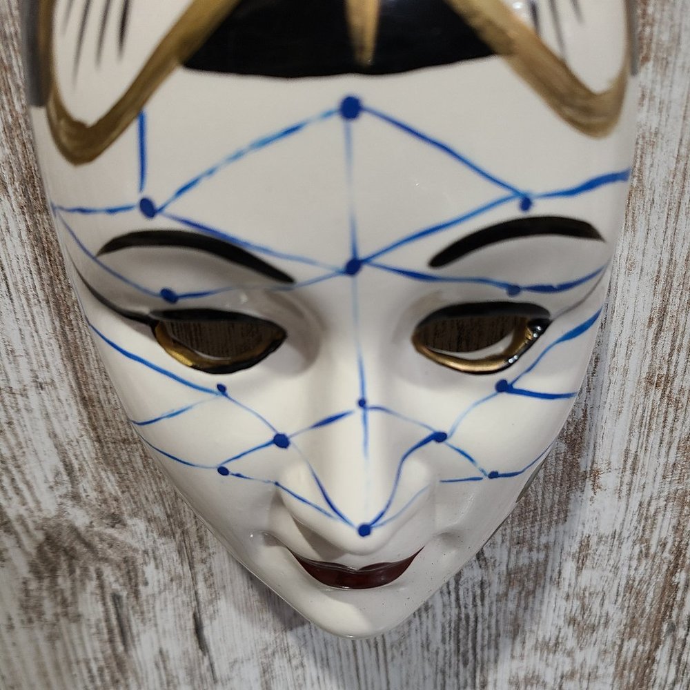 Hand Painted Hanging Wall Mask