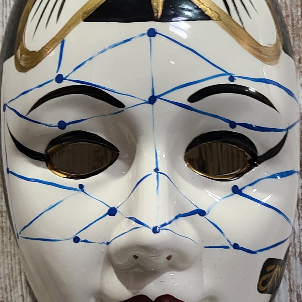 Hand Painted Hanging Wall Mask