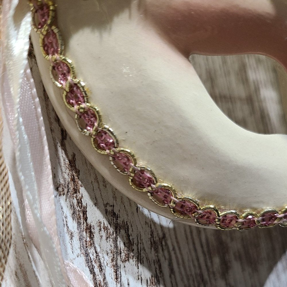 Clay Art Gold Leaf Hanging Wall Mask A1198