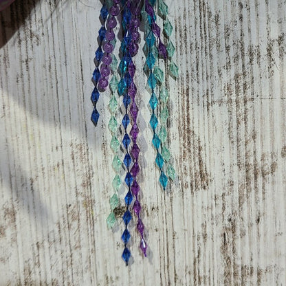 Signed GA1991 Feathered Handmade Hanging Wall Mask