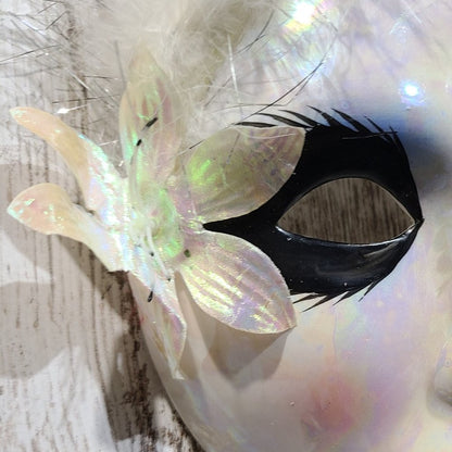 Moon with Pearls Hanging Wall Mask