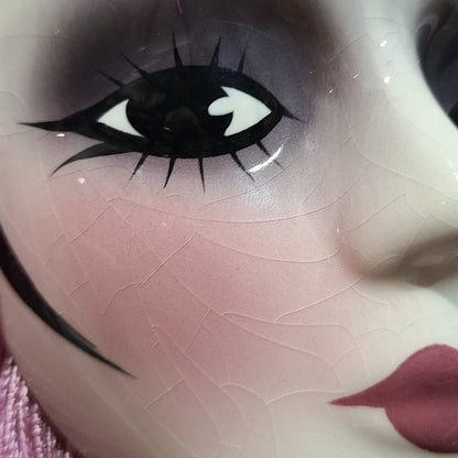 Signed Handcrafted Vintage Unique Creations Ceramic Face Mask