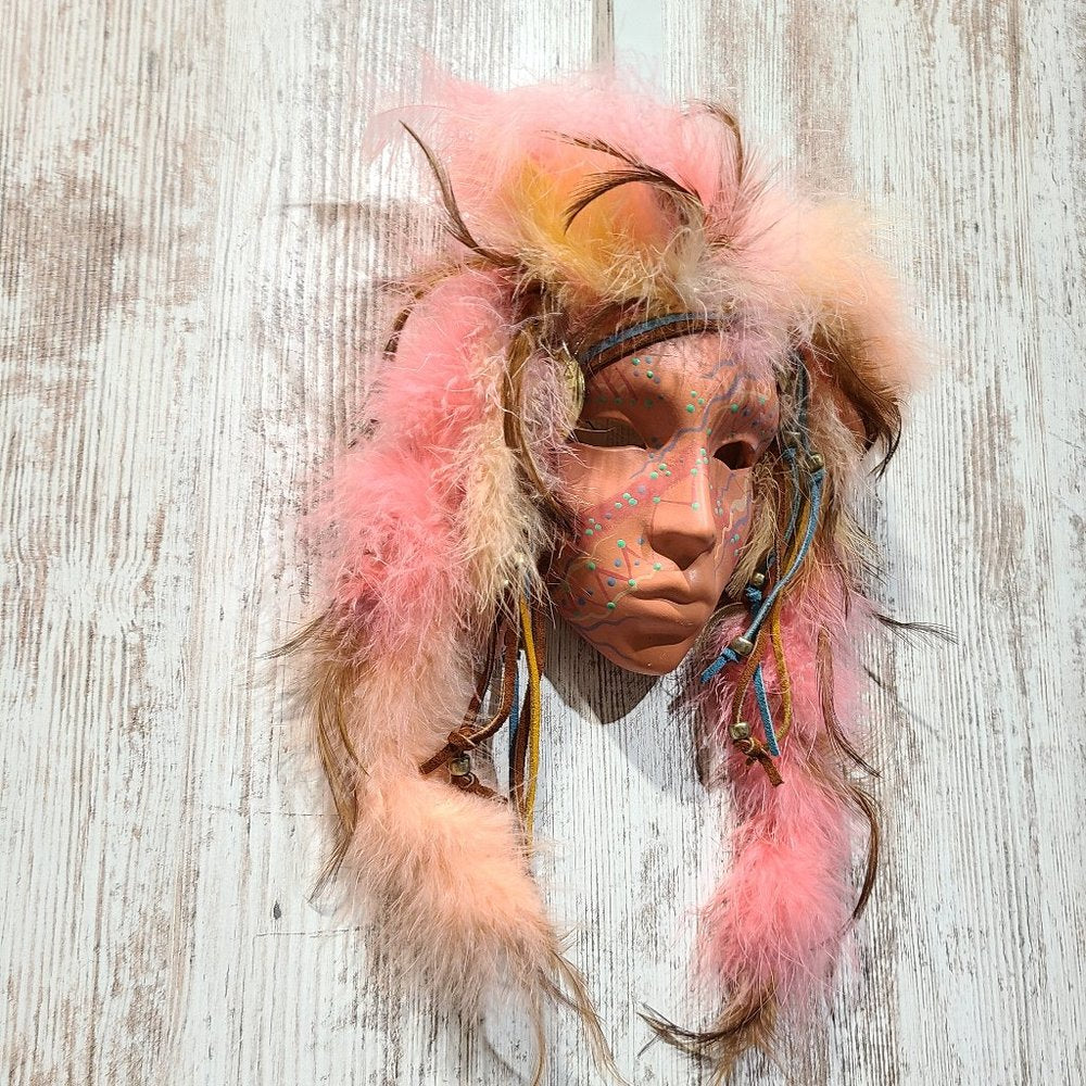 Vintage Native Hanging Wall Mask