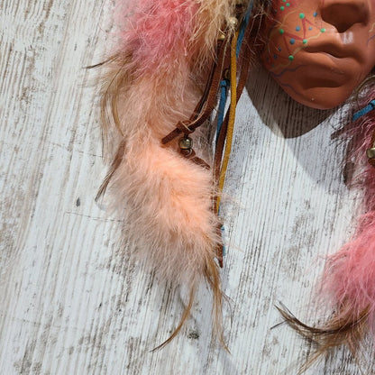 Vintage Native Hanging Wall Mask