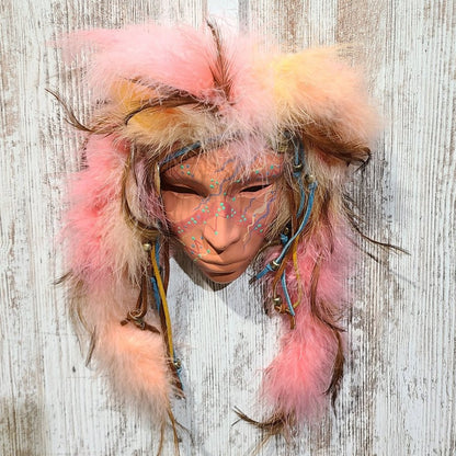 Vintage Native Hanging Wall Mask