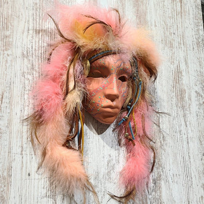 Vintage Native Hanging Wall Mask