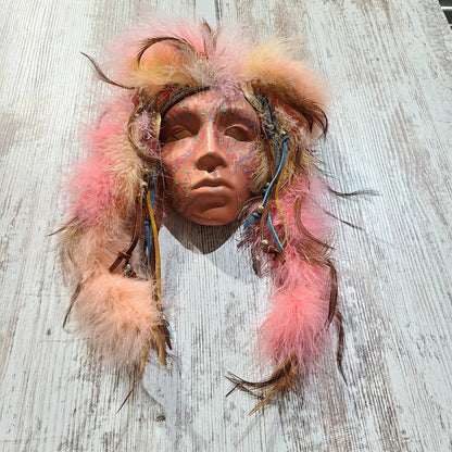 Vintage Native Hanging Wall Mask