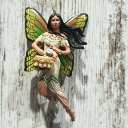 Ashton Drake Spirit of the Butterfly Angel Ornaments 3 Piece, NEW!