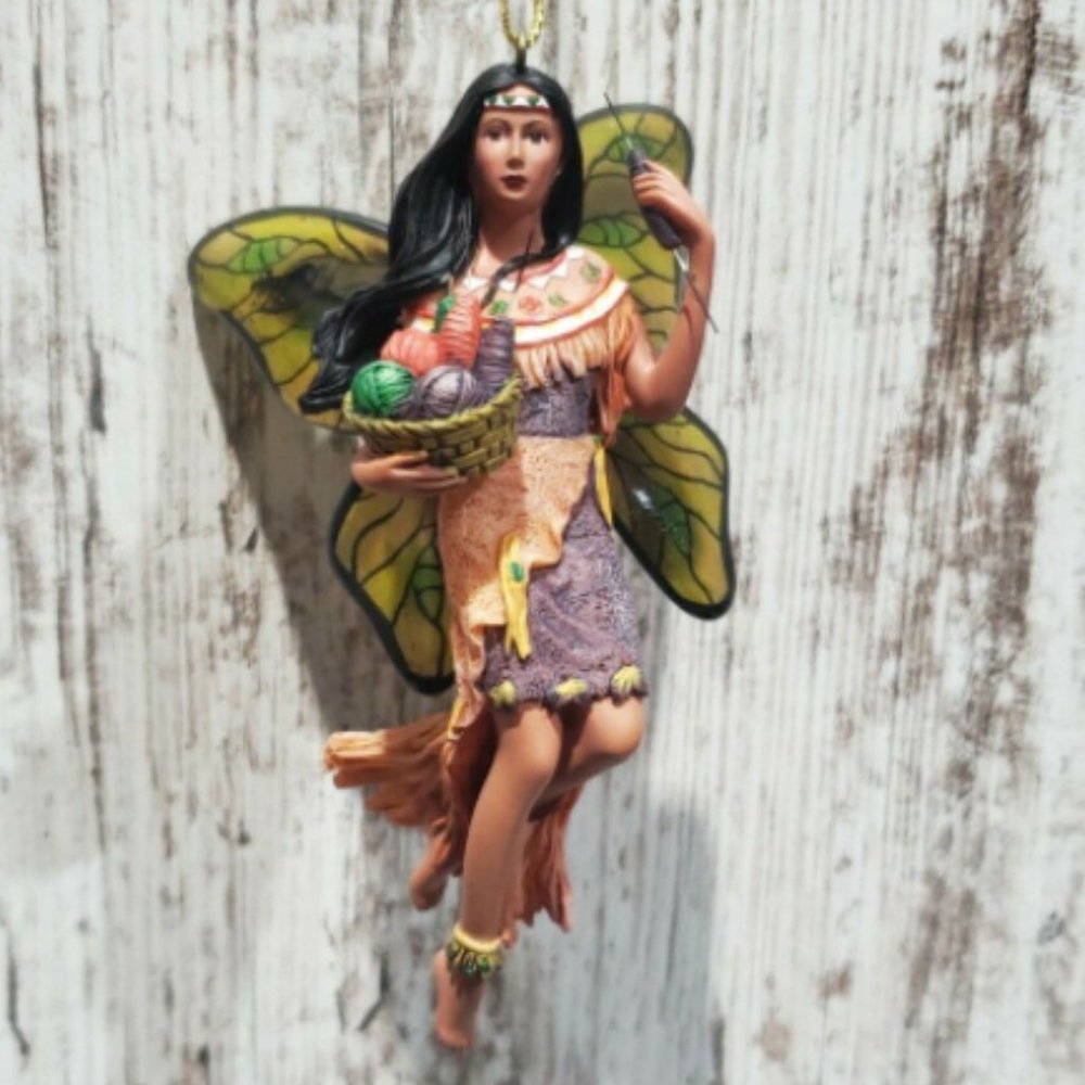 Ashton Drake Spirit of the Butterfly Angel Ornaments 3 Piece, NEW!