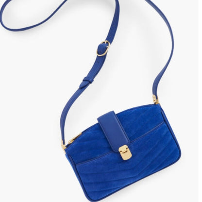 Talbots Quilted Suede Crossbody Bag