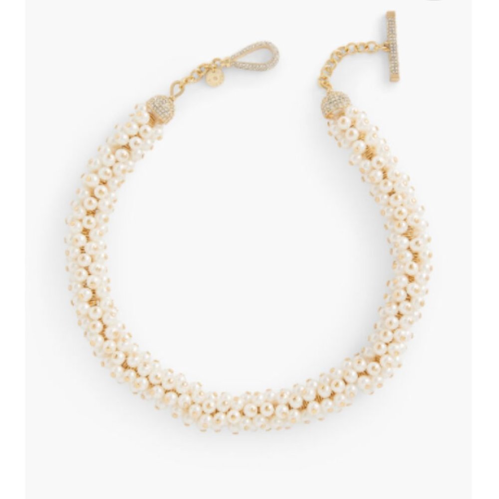 Talbots Festive Pearl Short Necklace