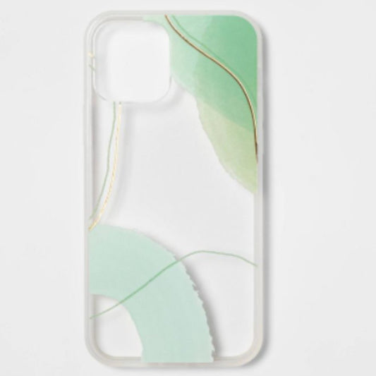 heyday Apple iPhone 12 Pro Max & 13 Pro Max Phone Case, Watercolor Cool