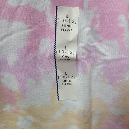 Cat & Jack Kid's Pink and Orange Tie Dye Long Sleeve Size L (10/12) NWT!