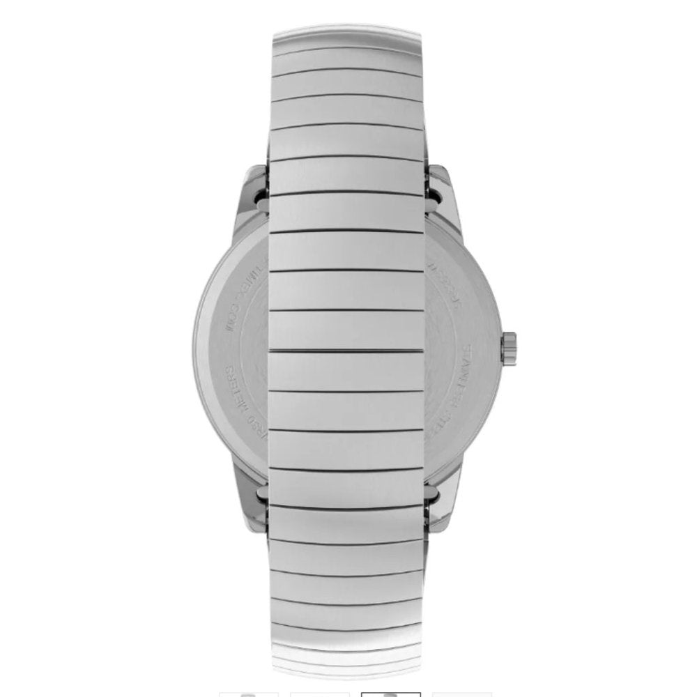 Men's TIMEX Stainless Steel Expansion Band Water Resistant Watch 30M