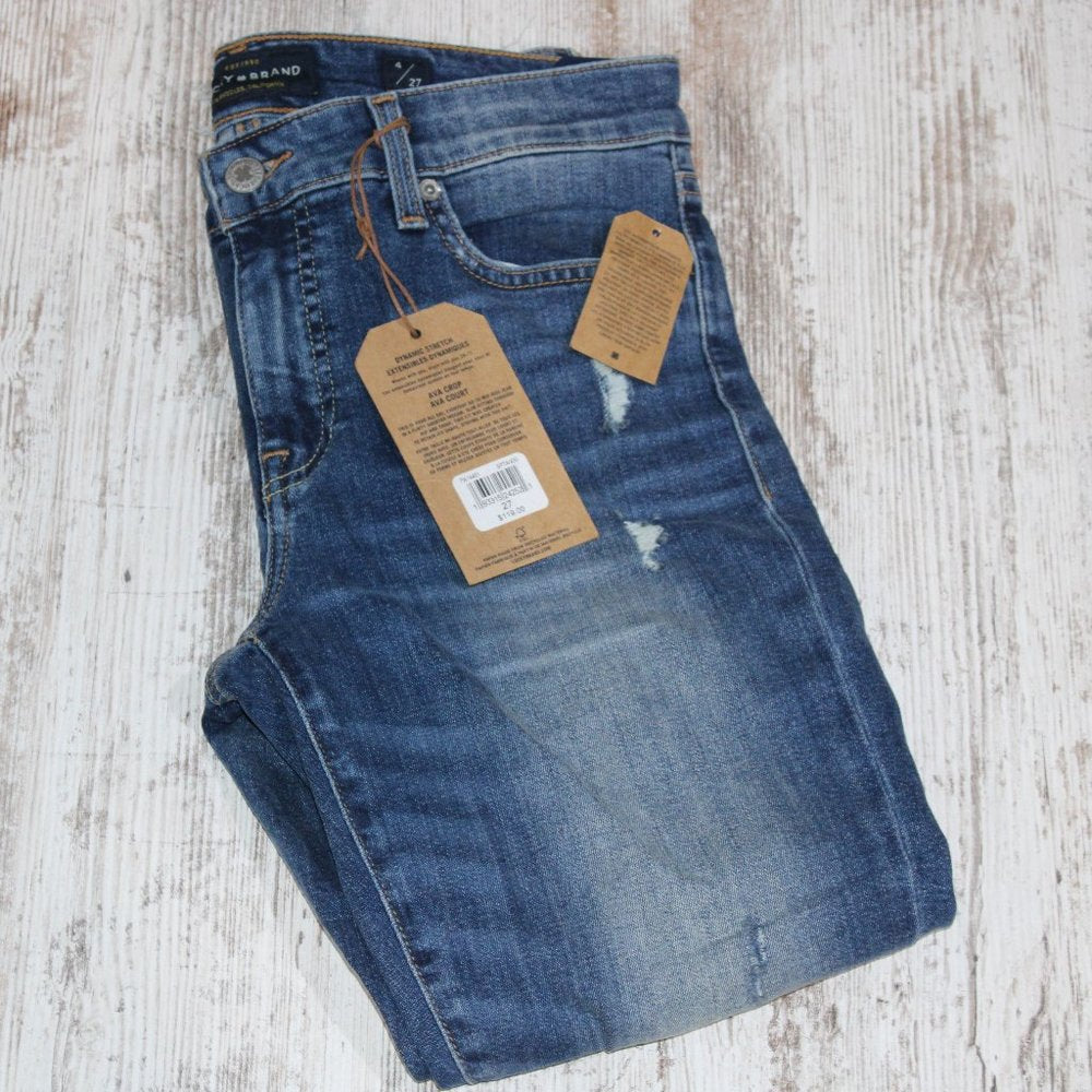 Mid Rise Ava Crop Jean, Sparta, 27 NWT!