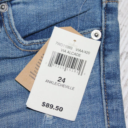 Lucky Brand Mid Rise Ava Skinny Jean in Via Alcade, 24 NWT!