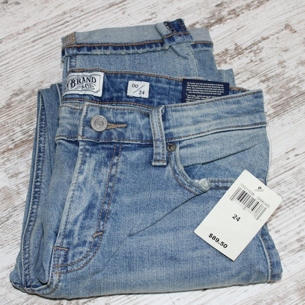 Lucky Brand Woman's Sienna Slim Boyfriend Jeans, 24 NWT!!