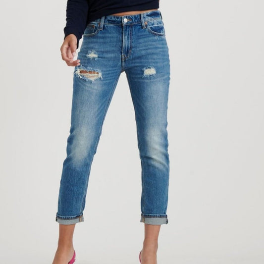 Lucky Brand Woman's Mid Rise Sienna Boyfriend Jean, 24 NWT!!