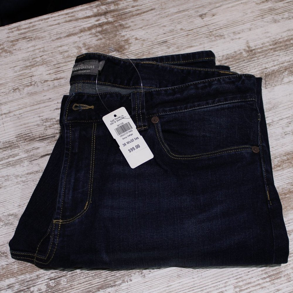 Men's Signature Five-Pocket Jeans with Stretch, Slim Straight, Various, NWT!