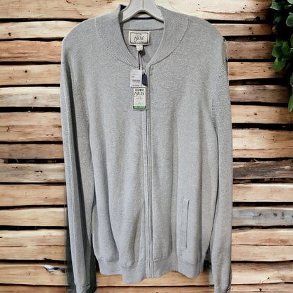 Jos A Bank Full Zip Mock Neck Knit Sweater, Various