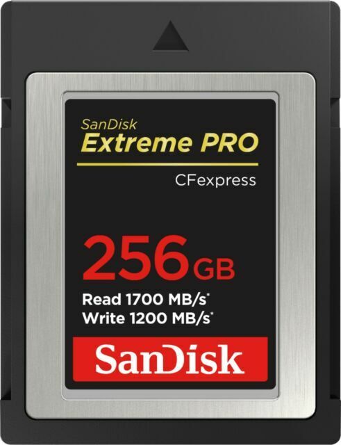 SanDisk - 256GB Extreme PRO CFexpress Memory Card